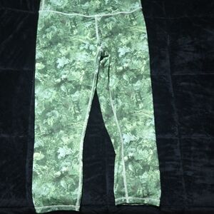 The North Face Green Camouflage Leggings
